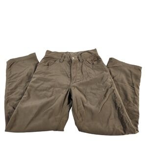 Immersion Research Mens 30 Fleece Lined Nylon Outdoor Pants Brown Hiking Kayak